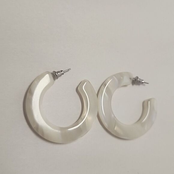 Open Hoop Earrings - Picture 1 of 3